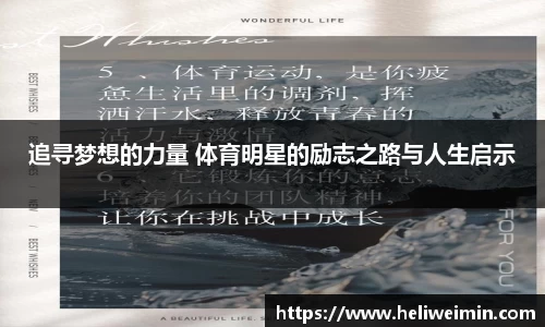 追寻梦想的力量 体育明星的励志之路与人生启示