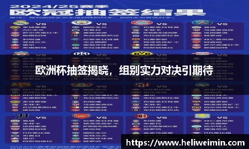 欧洲杯抽签揭晓，组别实力对决引期待