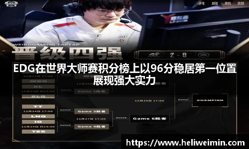 EDG在世界大师赛积分榜上以96分稳居第一位置展现强大实力